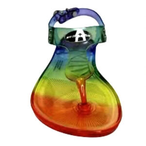 Michael Kors rainbow slingback youth size 4 sandals